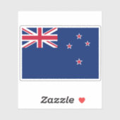 Sticker Nouvelle-Zélande (Feuille)