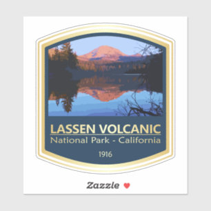 Sticker NP volcanique de Lassen (PF1)
