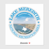 Sticker NRA du lac Meredith (Feuille)
