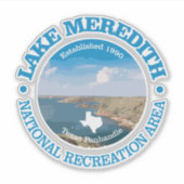 Sticker NRA du lac Meredith (Devant)