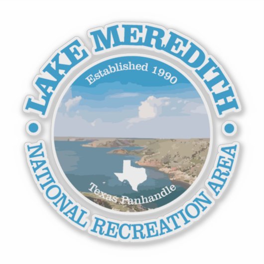 Sticker NRA du lac Meredith (Devant)