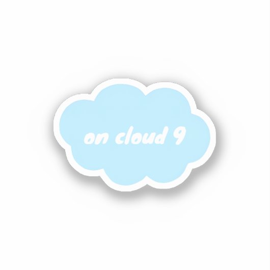 Sticker Nuage 9 (Recto)