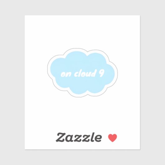Sticker Nuage 9 (Feuille)