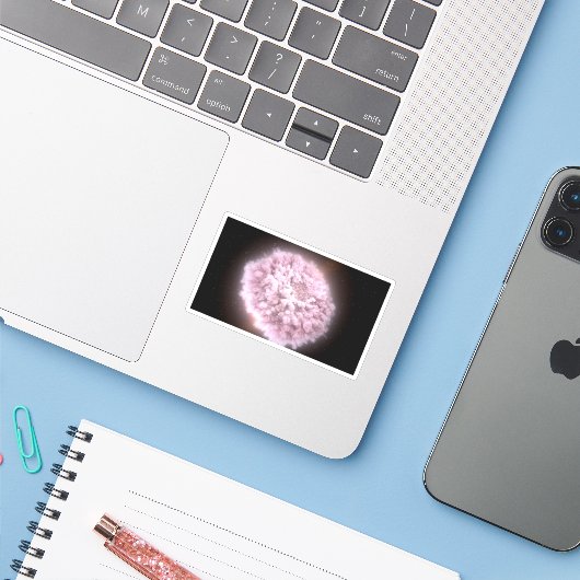 Sticker Nuage De Débris De Deux Étoiles Neutrons (Ordinateur portable avec iPhone)