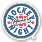 Sticker Nuit de hockey au Canada (Devant)