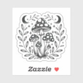 Sticker Nuit des champignons magiques (Feuille)