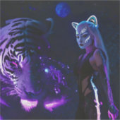 Sticker Nuit du tigre (Devant)