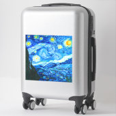 Sticker Nuit Van Gogh Starry (Sur valise)