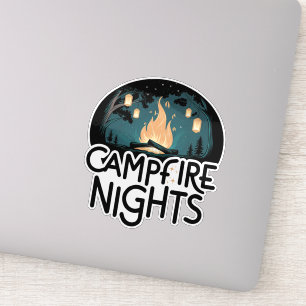 Sticker Nuits au coin du feu Cosy Aventure en plein air ru