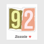 Sticker Number Magazine Ransom 92 (Feuille)