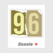 Sticker Number Magazine Ransom 96 (Feuille)