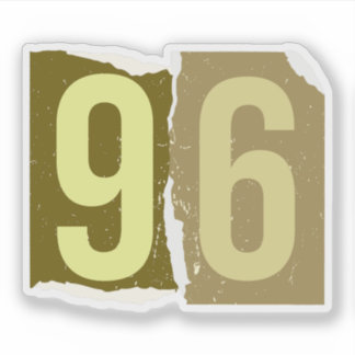 Sticker Number Magazine Ransom 96