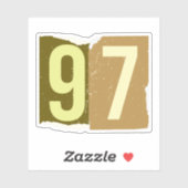 Sticker Number Magazine Ransom 97 (Feuille)