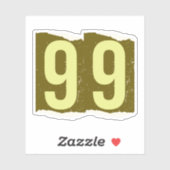 Sticker Number Magazine Ransom 99 (Feuille)