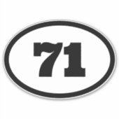 Sticker Numéro de course [Modifier] (Devant)