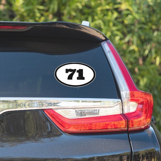 Sticker Numéro de course [Modifier] (Côté voiture)