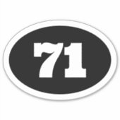 Sticker Numéro de course [Modifier] (Devant)