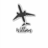 Sticker Numéro de l'avion Numéro de la valise (Bagages) (Devant)