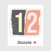 Sticker Numéro Magazine Ransom 12 (Feuille)