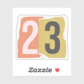 Sticker Numéro Magazine Ransom 23 (Feuille)