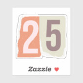 Sticker Numéro Magazine Ransom 25 (Feuille)