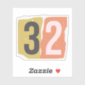 Sticker Numéro Magazine Ransom 32 (Feuille)