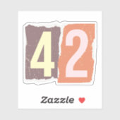 Sticker Numéro Magazine Ransom 42 (Feuille)