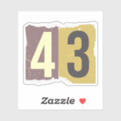 Sticker Numéro Magazine Ransom 43 (Feuille)