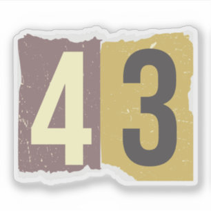 Sticker Numéro Magazine Ransom 43