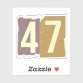 Sticker Numéro Magazine Ransom 47 (Feuille)