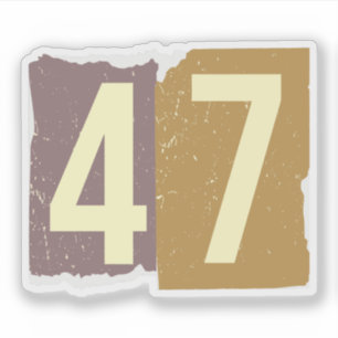 Sticker Numéro Magazine Ransom 47