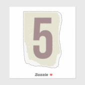 Sticker Numéro Magazine Ransom 5 (Feuille)