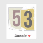 Sticker Numéro Magazine Ransom 53 (Feuille)