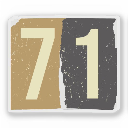 Sticker Numéro Magazine Ransom 71 (Devant)