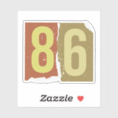 Sticker Numéro Magazine Ransom 86 (Feuille)