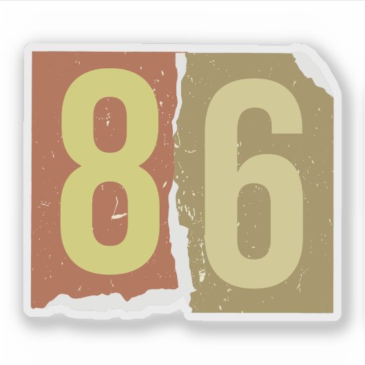 Sticker Numéro Magazine Ransom 86 (Devant)