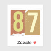 Sticker Numéro Magazine Ransom 87 (Feuille)