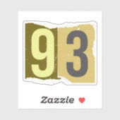 Sticker Numéro Magazine Ransom 93 (Feuille)