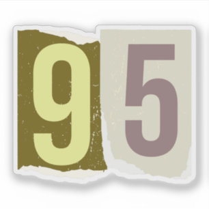 Sticker Numéro Magazine Ransom 95