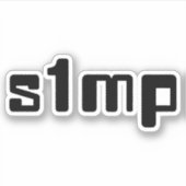 Sticker Numéro Un Simp (Devant)