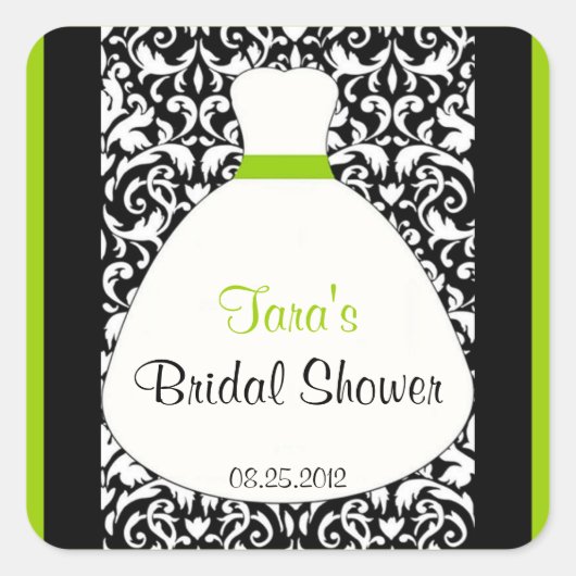Sticker nuptial Damask (Devant)