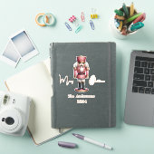 Sticker Nutcracker rose blanc (Couverture iPad)