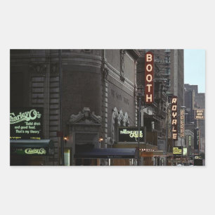 Sticker NYC theaterwijk op Broadway