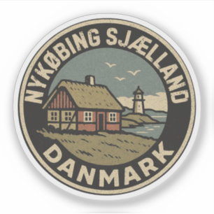 Sticker Nykøbing Sjæ lland, Danemark Danmark