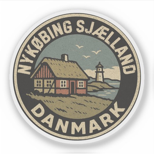 Sticker Nykøbing Sjælland, Danemark Danmark (Devant)