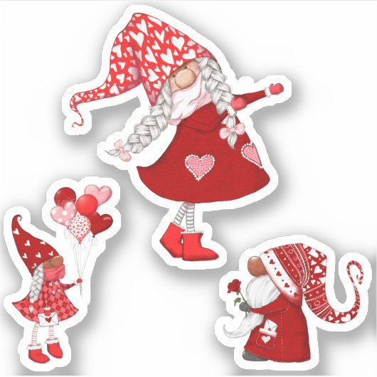 Sticker Nymphes de Valentines (Devant)