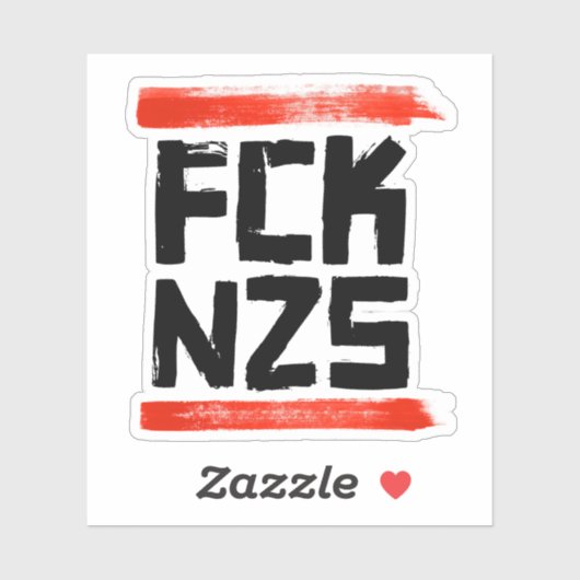 STICKER NZS FCK (Feuille)