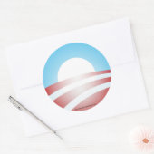 Sticker "O" de Barack Obama (Enveloppe)