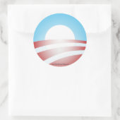 Sticker "O" de Barack Obama (Sac)