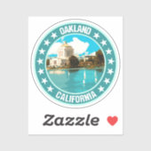 Sticker Oakland (Feuille)
